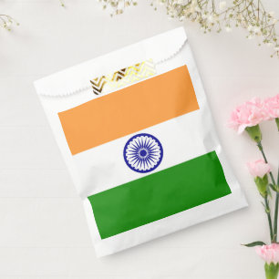 Sachets En Papier Drapeau de l'Inde