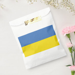 Sachets En Papier Drapeau de l'Ukraine, Ukrainien Слава Україні Slav