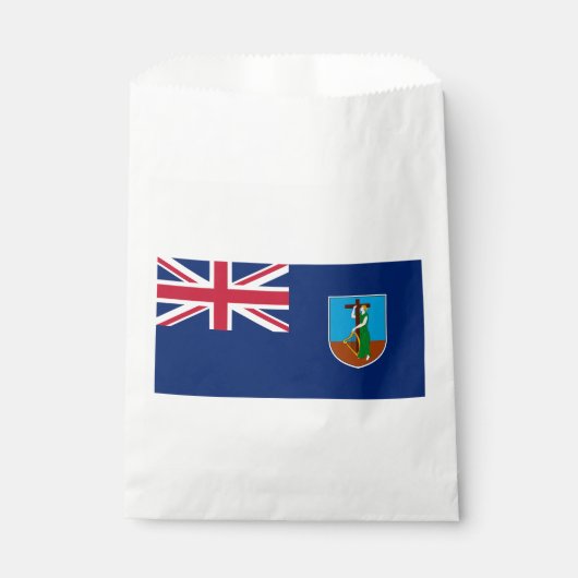 Sachets En Papier Drapeau de Montserrat (Devant)
