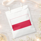 Sachets En Papier Drapeau de Pologne (Coupé)