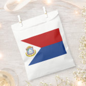 Sachets En Papier Drapeau de Saint-Martin (Coupé)