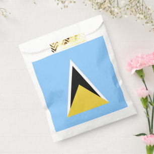 Sachets En Papier Drapeau de Sainte-Lucie