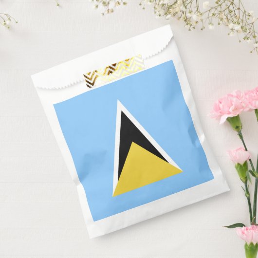 Sachets En Papier Drapeau de Sainte-Lucie (Scellé)