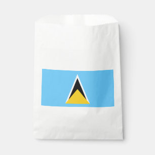 Sachets En Papier Drapeau de Sainte-Lucie
