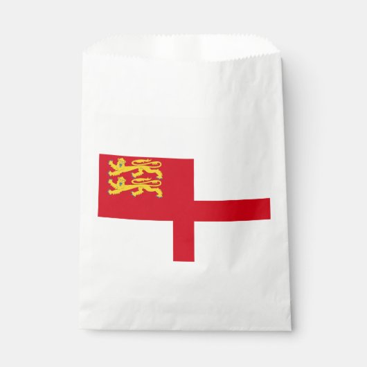 Sachets En Papier Drapeau de Sercq (Devant)