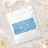 Sachets En Papier Drapeau des États fédérés de Micronésie (Coupé)