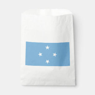 Sachets En Papier Drapeau des États fédérés de Micronésie