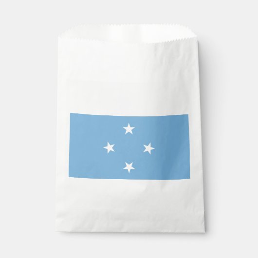 Sachets En Papier Drapeau des États fédérés de Micronésie (Devant)