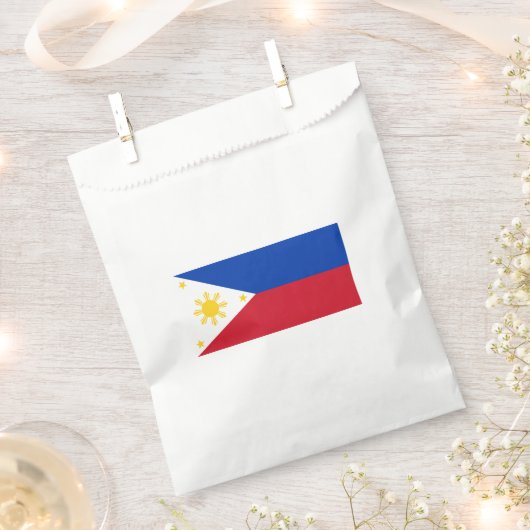 Sachets En Papier Drapeau des Philippines (Coupé)