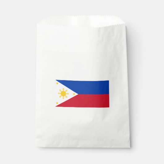 Sachets En Papier Drapeau des Philippines (Devant)