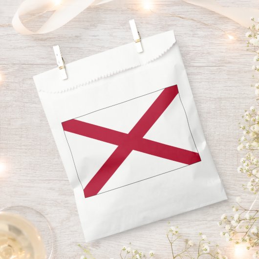 Sachets En Papier Drapeau d'État de l'Alabama (Coupé)