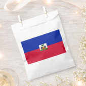 Sachets En Papier Drapeau d'Haïti (Coupé)