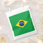 Sachets En Papier Drapeau du Brésil (Coupé)