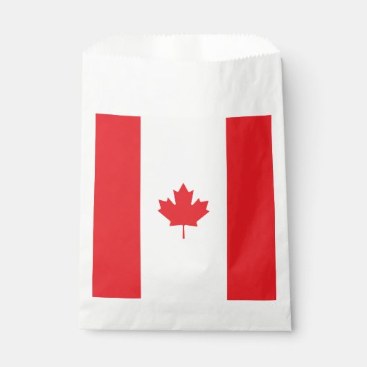 Sachets En Papier Drapeau du Canada (Devant)