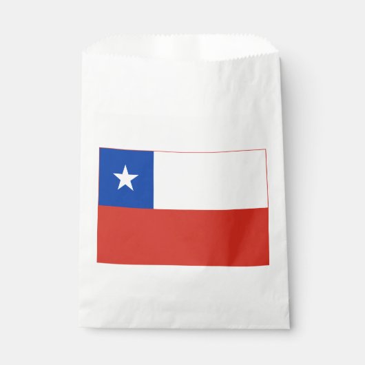 Sachets En Papier Drapeau du Chili (Devant)