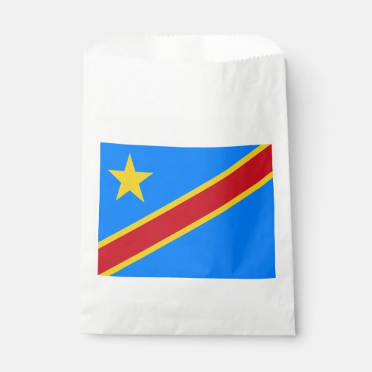 Sachets En Papier Drapeau du Congo Kinshasa (Devant)