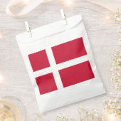 Sachets En Papier Drapeau du Danemark (Coupé)