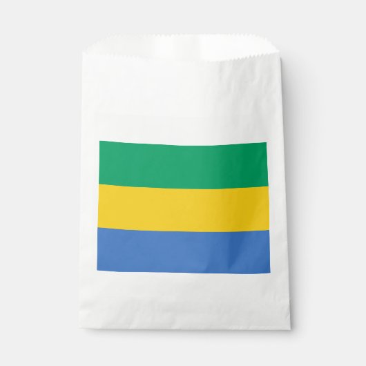 Sachets En Papier Drapeau du Gabon (Devant)