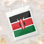 Sachets En Papier Drapeau du Kenya (Coupé)