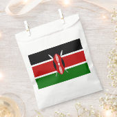 Sachets En Papier Drapeau du Kenya (Coupé)