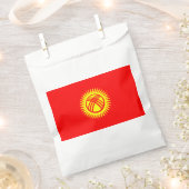 Sachets En Papier Drapeau du Kirghizistan (Coupé)