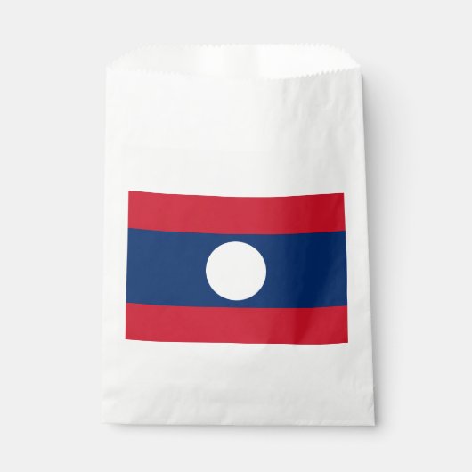 Sachets En Papier Drapeau du Laos (Devant)