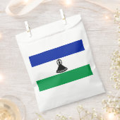 Sachets En Papier Drapeau du Lesotho (Coupé)