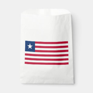 Sachets En Papier Drapeau du Liberia