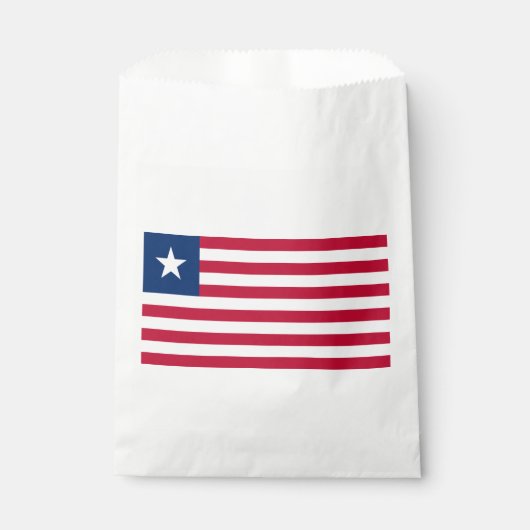 Sachets En Papier Drapeau du Liberia (Devant)