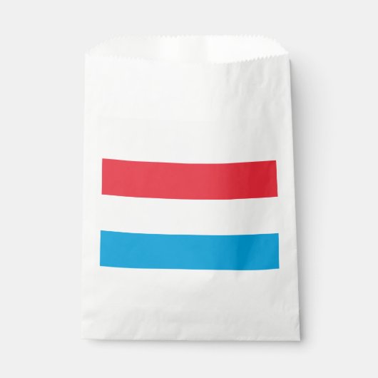 Sachets En Papier Drapeau du Luxembourg (Devant)