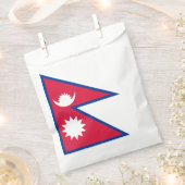 Sachets En Papier Drapeau du Népal (Coupé)