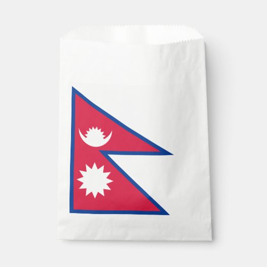 Sachets En Papier Drapeau du Népal (Devant)