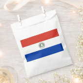 Sachets En Papier drapeau du Paraguay (Coupé)