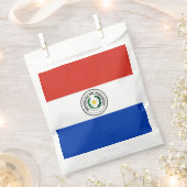 Sachets En Papier Drapeau du Paraguay (Coupé)
