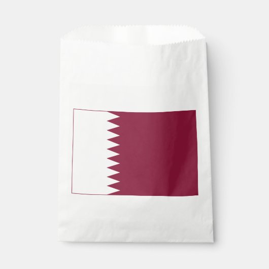 Sachets En Papier Drapeau du Qatar (Devant)