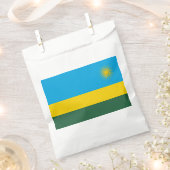Sachets En Papier Drapeau du Rwanda (Coupé)