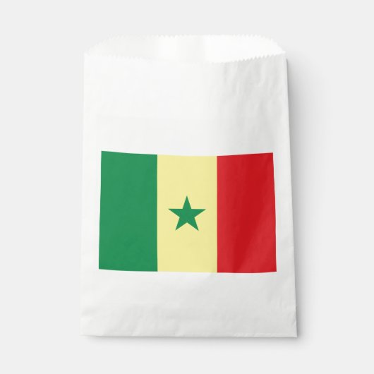 Sachets En Papier Drapeau du Sénégal (Devant)