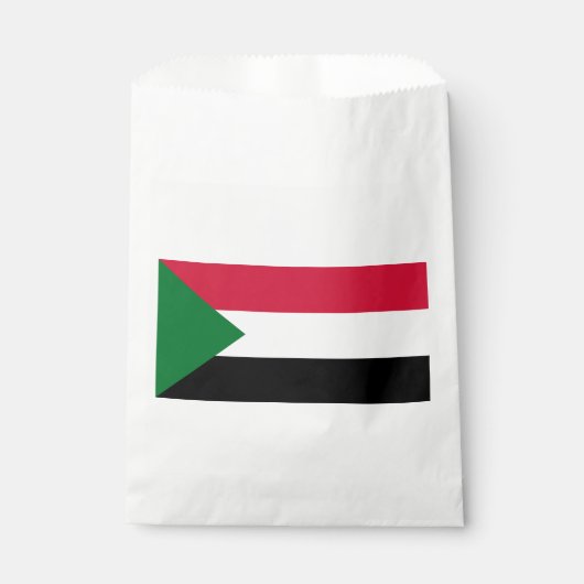 Sachets En Papier Drapeau du Soudan (Devant)
