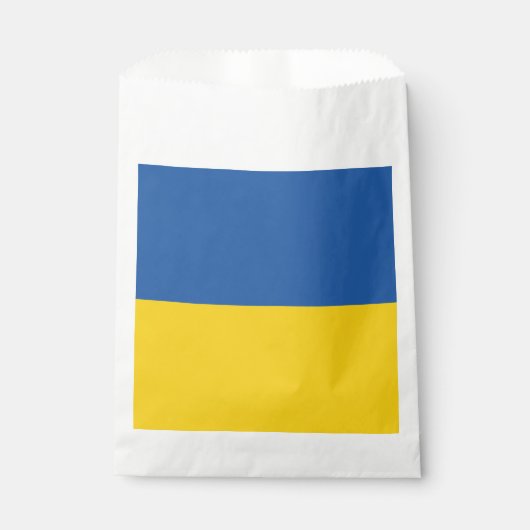 Sachets En Papier Drapeau d'Ukraine (Devant)