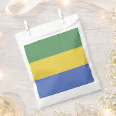 Sachets En Papier Drapeau Gabon (Coupé)