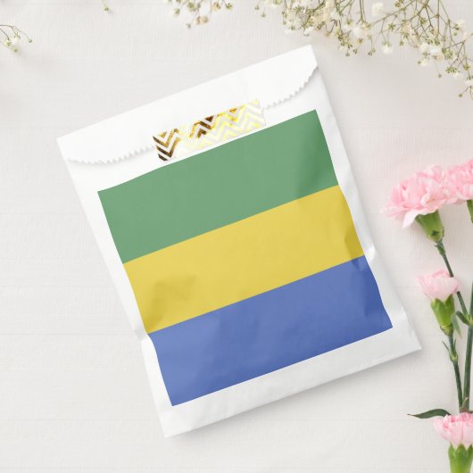Sachets En Papier Drapeau Gabon (Scellé)