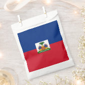 Sachets En Papier Drapeau Haïti (Coupé)