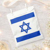 Sachets En Papier Drapeau Israël (Coupé)