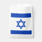 Sachets En Papier Drapeau Israël (Devant)