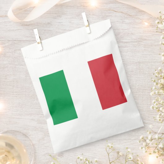 Sachets En Papier Drapeau Italie (Coupé)