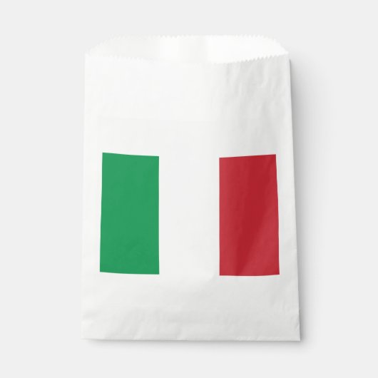 Sachets En Papier Drapeau Italie (Devant)