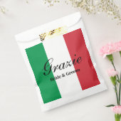 Sachets En Papier Drapeau italien Grazie Italie fête de mariage (Scellé)