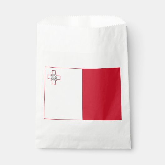 Sachets En Papier Drapeau Malte (Devant)