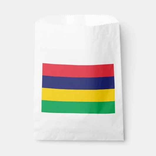 Sachets En Papier Drapeau Maurice (Devant)