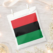 Sachets En Papier Drapeau panafricain de l'UNIA (Coupé)